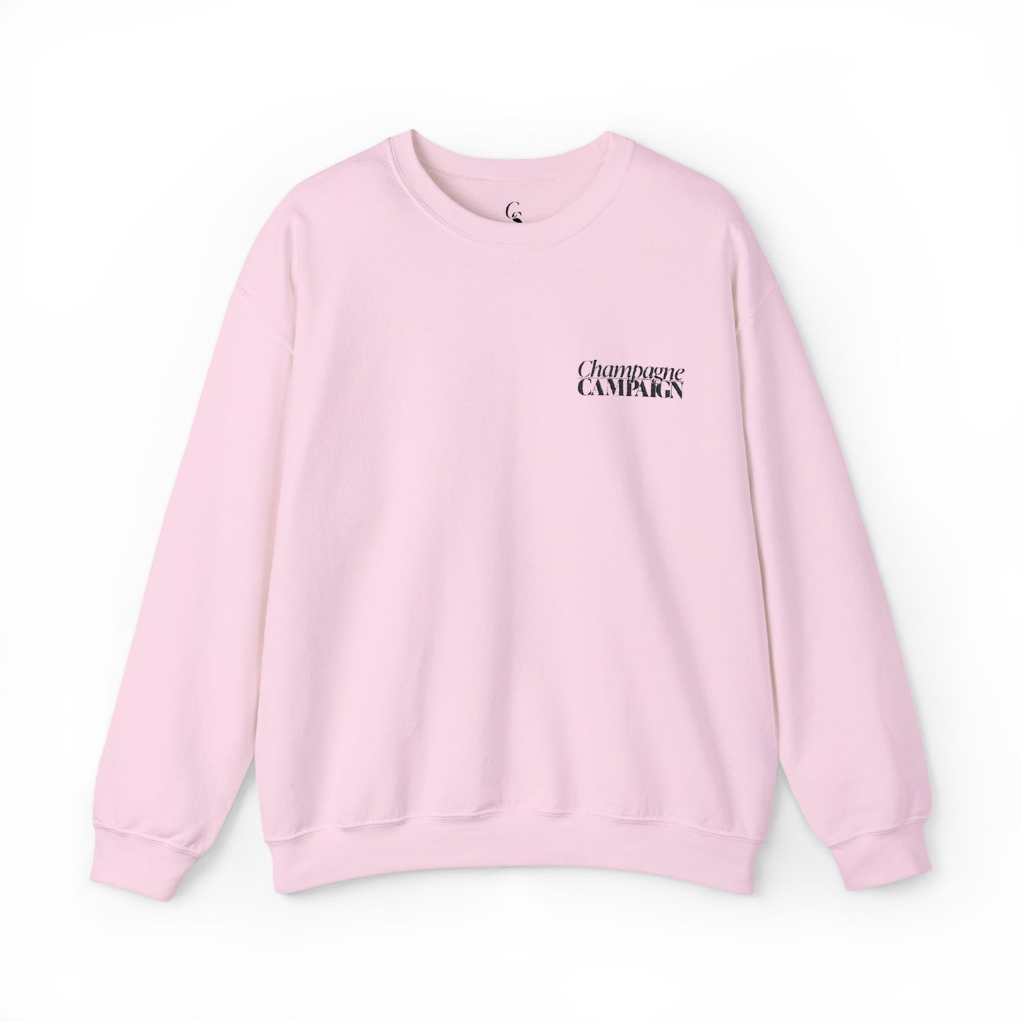 Champagne Campaign Embroidered Sweatshirt