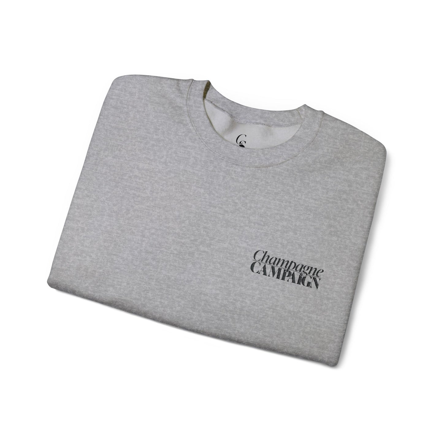 Champagne Campaign Embroidered Sweatshirt