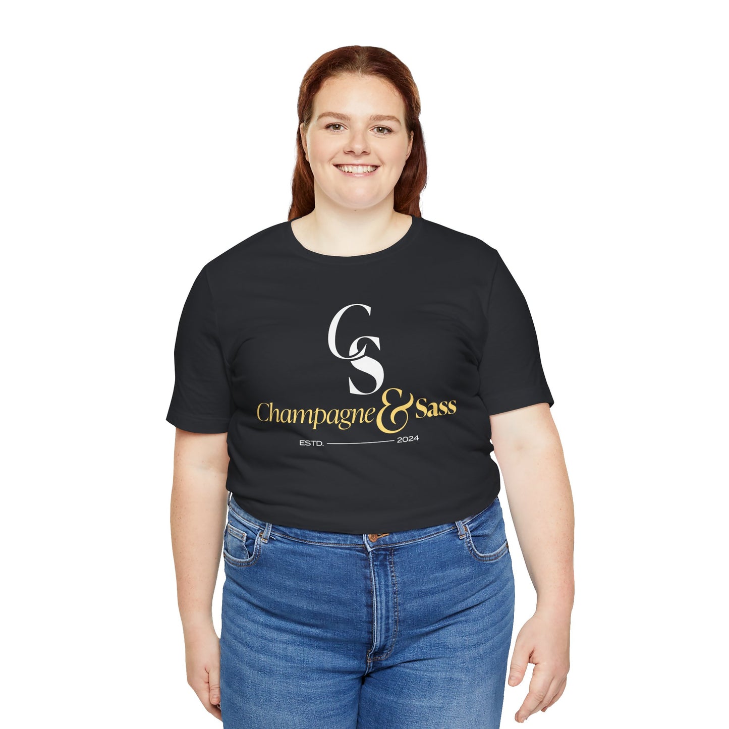 Champagne & Sass Logo T-Shirt