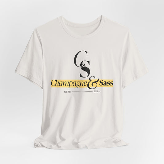 Champagne & Sass Logo T-Shirt